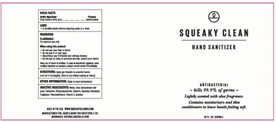 Squeaky Clean (201813 301450 1pl8224519v1 16oz Sc Hand Sanitizer Proof  (002))